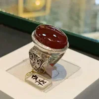 انگشتر نقره عقیق یمنی دست ساز مردانه