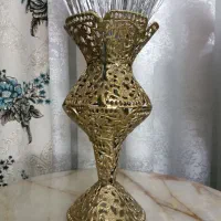 گلدون رومیزی برنز