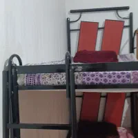 تخت۲طبقه مقاوم سفارشی ساز،بانرده های محافظ ونردبان