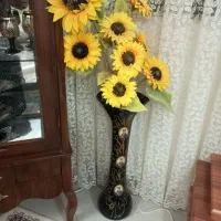 بوفه و وسایل داخلش وگلدان|بوفه، ویترین، کنسول|بیرجند, |دیوار