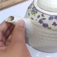کتری قوری سرامیکی درجه ۱ شعله مستقیم فروش فوری|قوری، کتری، قهوه‌ساز دستی|اصفهان, نقش جهان|دیوار