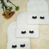 کلاه چشمی سفید