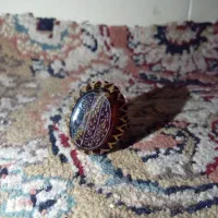 انگشتر زیبا عقیق چند رنگ|بدلیجات|پاکدشت, شهرک امام رضا|دیوار