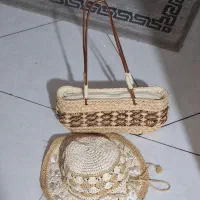 فروش کیف و کلاه حصیری برند