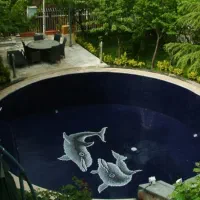 تابلو سرامیکی استخر