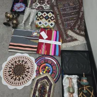 انواع ظروف مسی و قالی سنتی و صنایع دستی