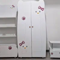 تخت خواب کودک و نوجوان،کمد، بوفه، 3عددکمدکوچک