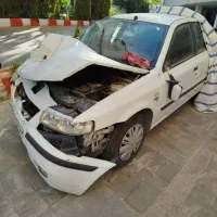 فروش اتومبیل سمند ۹۱ تصادفی،