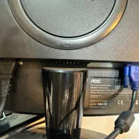 مانیتور AOC سایز 18.5 اینچ LCD و کابل تبدیل hdmi|قطعات و لوازم جانبی رایانه|کوچصفهان, |دیوار