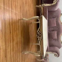 مبلمان ۷ نفره کلاسیک و پارتیشن و میز تلویزیون