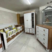 تخت و کمد نوزاد مدل صدف اقساط