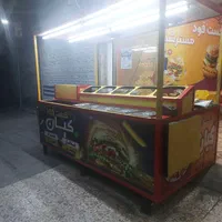میز سلف سرویس چندکاره فلافل و انواع ساندویچ