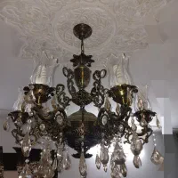 لوستر برنجی ج ن س قدیم
