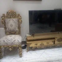 میز تلویزیون چوبی