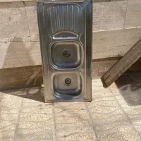 سینک دوقولو لگن راست سینی چپ