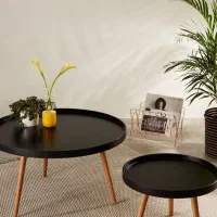 جلو مبلی عسلی گرد لبه دار|مبلمان خانگی و میز عسلی|چهاردانگه (تهران), |دیوار