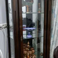 مبلمان ۷ نفره با ویترین و میز جلومبلی ۴ تکه|مبلمان خانگی و میز عسلی|جویبار, |دیوار