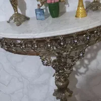 ایینه شمعدان برنز