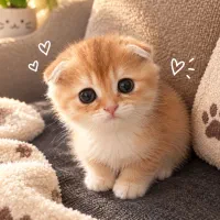 بچه گربه اسکاتیش گلد