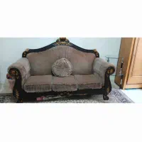 مبل هفت نفره کارکرده چوب اصل ۶میلیون تومان مقطوع|مبلمان خانگی و میز عسلی|ماکو, |دیوار