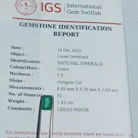 زمرد کلمبیایی باشناسنامه معتبر