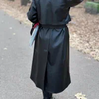 ترنچ کت چرم