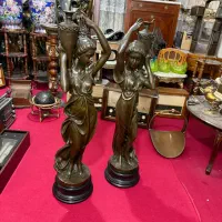 یک جفت مجسمه برنزچین چپ راست ارتفاع ۱۱۰سانت|مجسمه، تندیس، ماکت|تهران, تهرانسر شمالی|دیوار