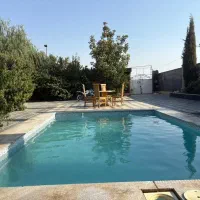 ویلا استخر دار آب گرم روباز مناسب جشن تولد ونامزدی