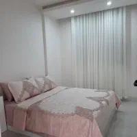 روتختی دونفره مجلسی مخمل دانتل صورتی