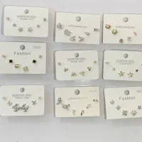 پک گوشواره میخ نقره