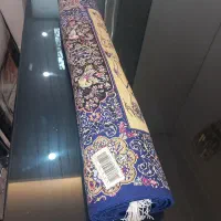 فرش تابلو فرش ابریشم ماشینی شکارگاه بافت قم نو|تابلو فرش|تهران, درختی|دیوار