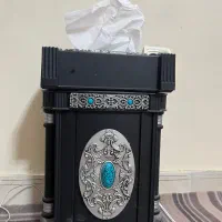 جا دستمال و سطل اشغال ست