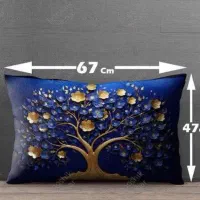 روبالشتی مخمل پورشه طرح نگار