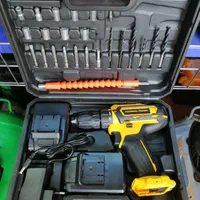 دریل شارژی مارک جنرال 18 ولت واقعی باطری کتابی