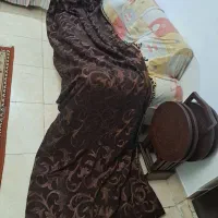 پرده مخمل برجسته اعلا کاملا سالم