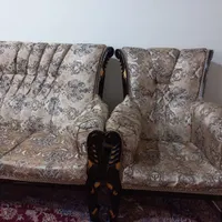 مبل ۷ نفره با جلو مبلی و دو عدد عسلی|مبلمان خانگی و میز عسلی|خرمدره, |دیوار