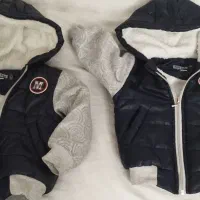 کاپشن بچگانه دوقلو