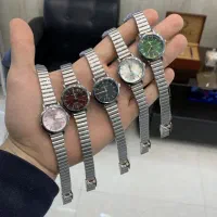 ساعت بند کرکره ای فلزی زنانه مناسب کادو روز زن