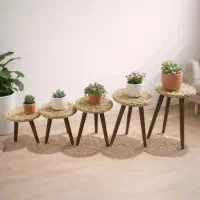 استند گل حصیری کد 21|صنایع دستی و سایر لوازم تزئینی|پاکدشت, پاکدشت (مامازند)|دیوار