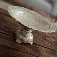 شیرینی خوری پایه دار سیلور