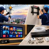 نصاب پایه تلویزیون دیواری براکت آنتن