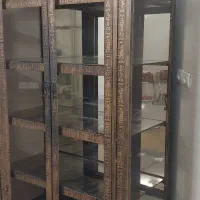 ویترین آهنی|بوفه، ویترین، کنسول|رودبنه, |دیوار