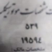 پلاک موتور گمشده