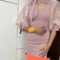 لباس مجلسی کوتاه دخترانه صورتی|لباس|تهران, یافت آباد شمالی|دیوار
