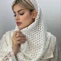 شال رینگی قلاب بافی با کاموا ترک