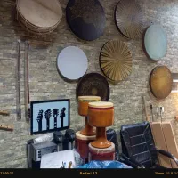 تنبک  ویولن|سازهای سنتی|قوچان, |دیوار