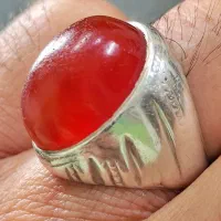 انگشتر عقیق کلوخه