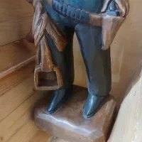 مجسمه چوبی کابوی کلاسیک روح تگزاس|مجسمه، تندیس، ماکت|تهران, نعمتآباد|دیوار