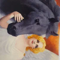 تابلو فرش دستبافت فرشته و اسب ۱۲۵ در ۱۰۰ شاهکار|تابلو فرش|تهران, پونک|دیوار