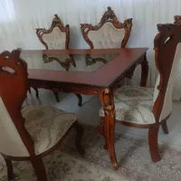 میز نهار خوری ۶نفره سلطنتی|میز و صندلی غذاخوری|بیرجند, |دیوار